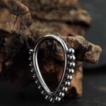 Alka pirsing septum, daith, piercing nakit uvo