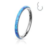 Pirsing za helix, septum , daith piercing blue opal